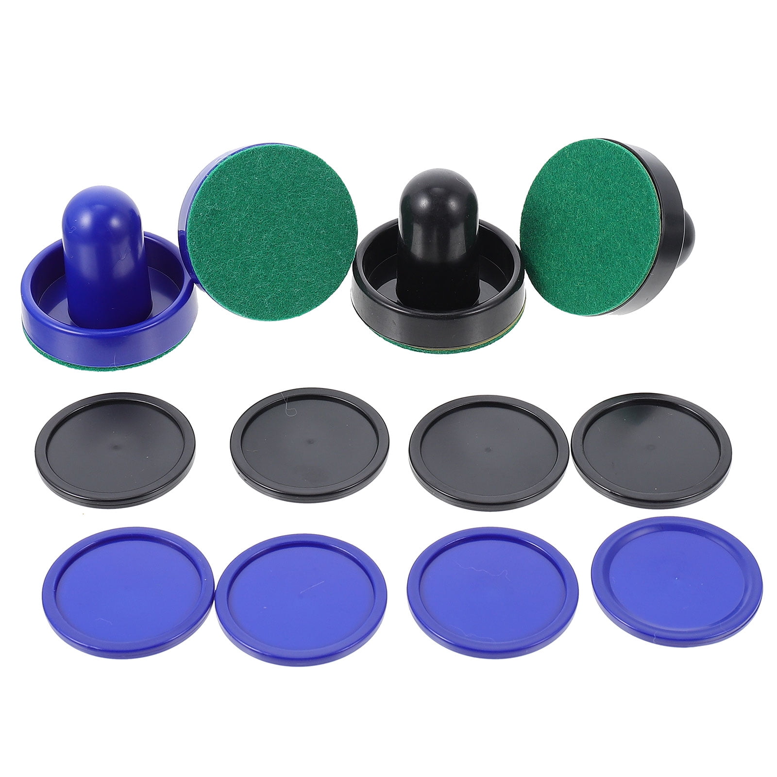 2 Sets Air Hockey Pucks Pushers Air Hockey Replacement Accessories for