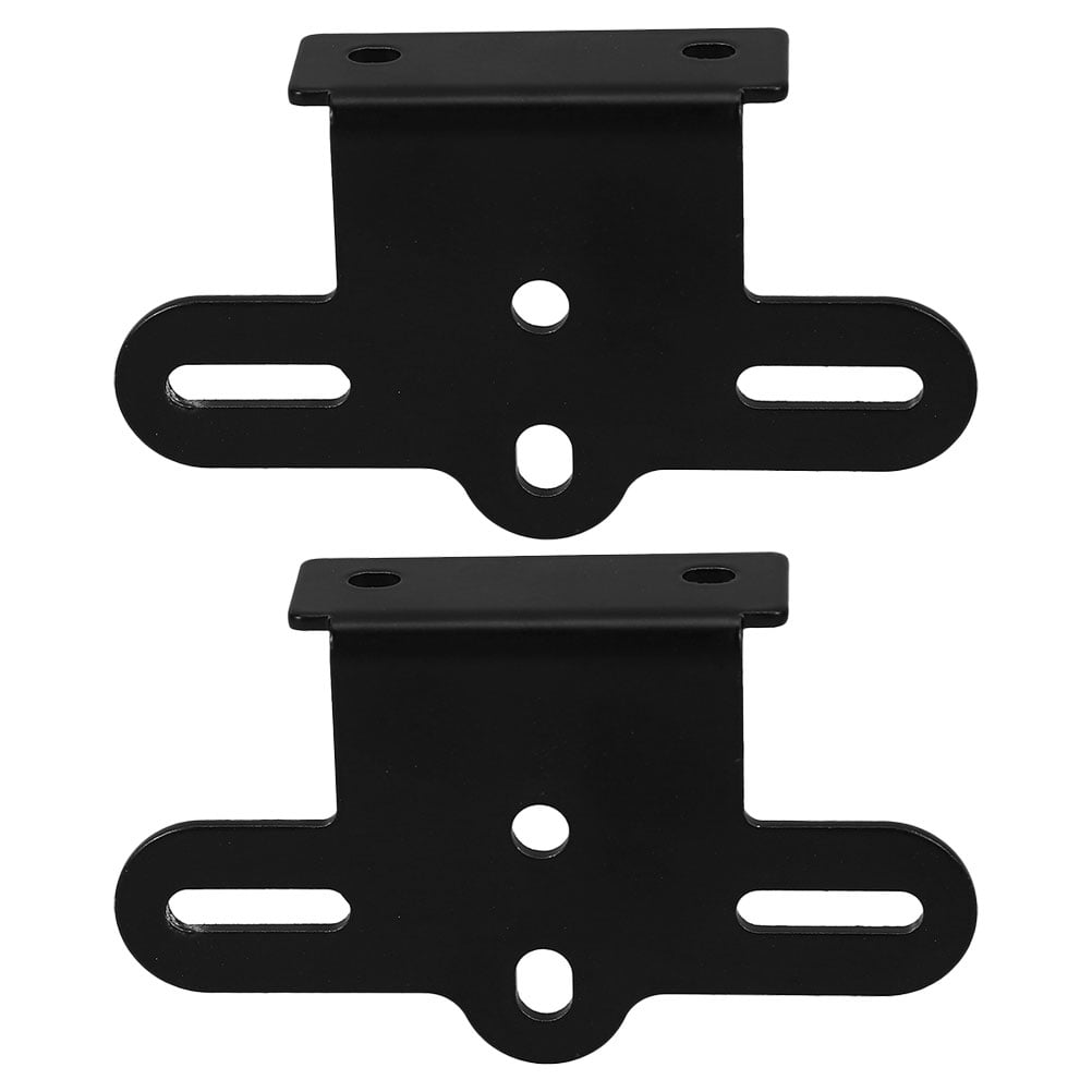 2 Sets Aluminum Alloy Bracket Bike Cargo Rack Reflector Bike Reflector Holder Motorcycle Brackets Motorcycle License Plate Bracket