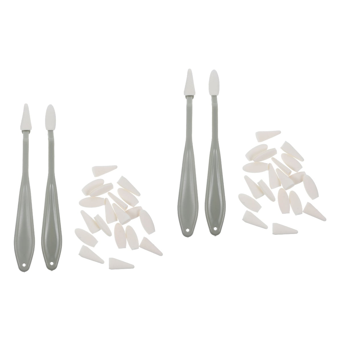 2 Sets Art Plug Sponges Erasers for Kids Paper Blending Stumps Gift