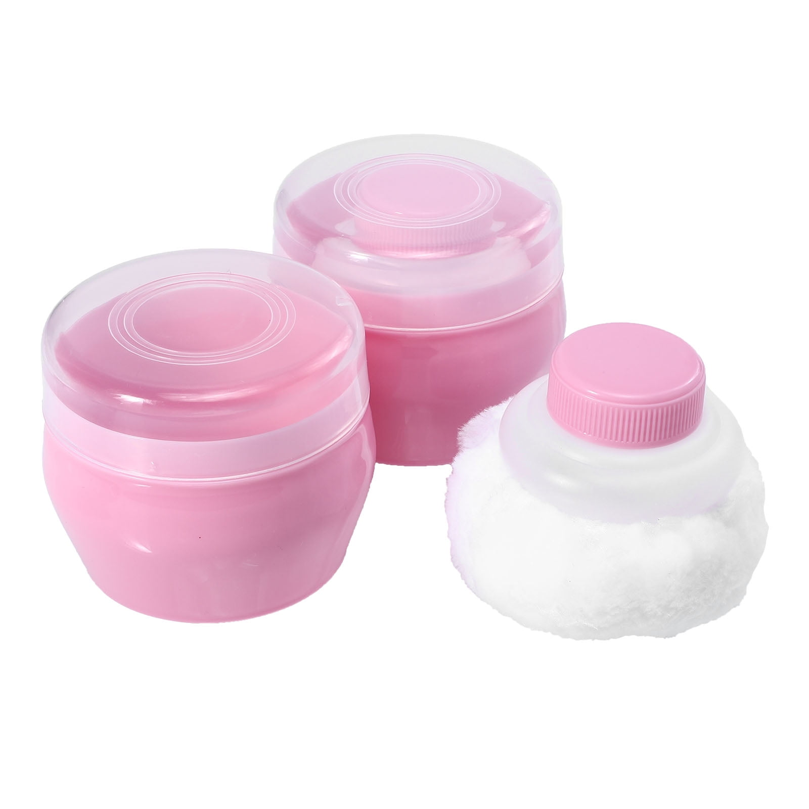 2 Sets Baby Powder Bath Sponge Toddler Suits Kid The Face Pink Fluff Pp