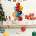 thumbnail image 1 of 2 Sets Balloon Stand Kit for Floor Include Balloon Stands with Base and 28 Balloons Balloon Pump, Column Balloon Garland Arch Tree for Birthday Wedding Valentine's Day, 1 of 6