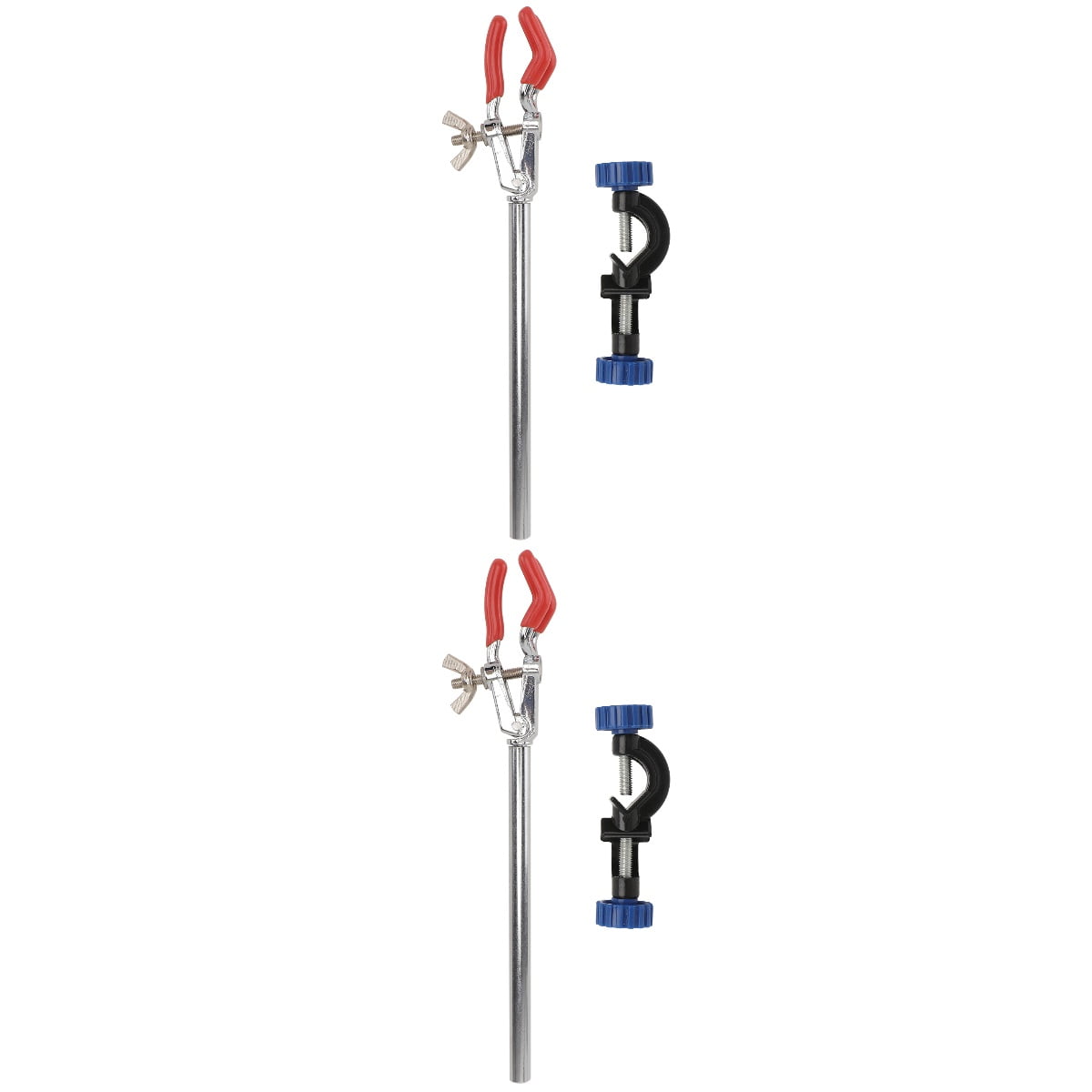 2 Sets Beaker Mug Test Tube Holder Clamp Threejaw Lab Stand Laboratory