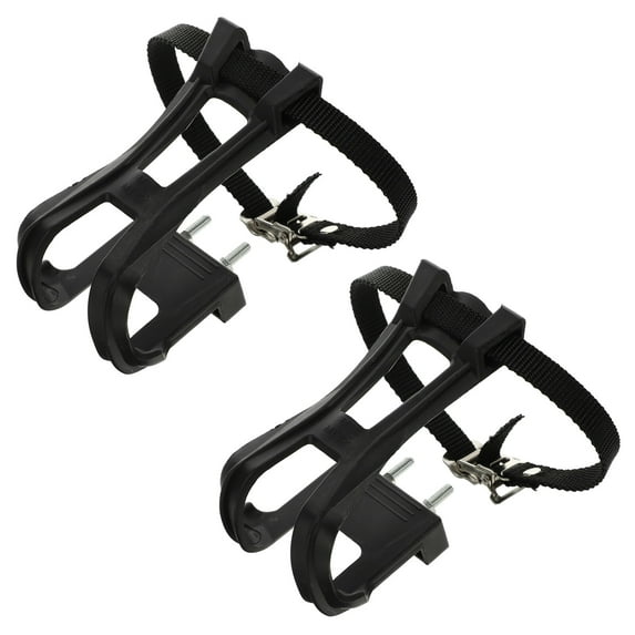 2 Sets Pedal Dog Muzzle Wrench Pedals Bicycles Bikes Fitness Black