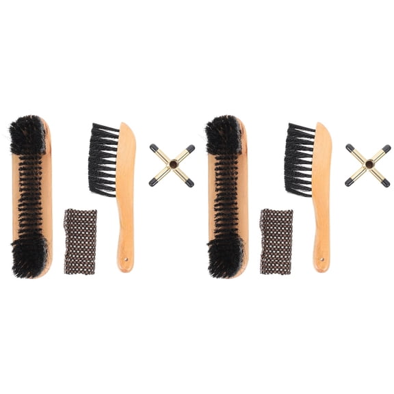 2 Sets Billiard Table Clean Kit Pool Table Clean Brush Billiard Cue Clean Kit Billiard Accessories