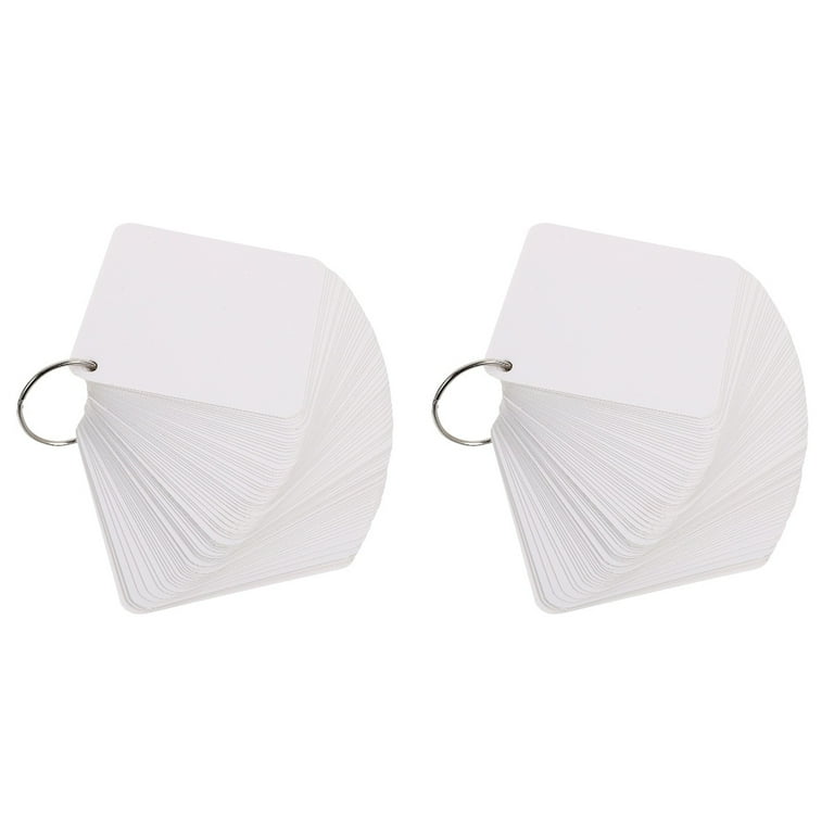 blank flash cards with binder ring Star Right Assorted Colored study guides or reference materials Blank Flash Cards with Rings,