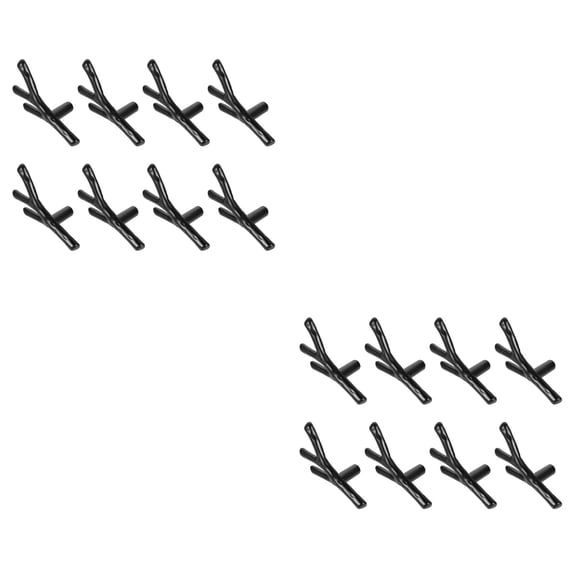 2 Sets Cabinet Handle Drawer Knob Marker Adjustable Strap Black