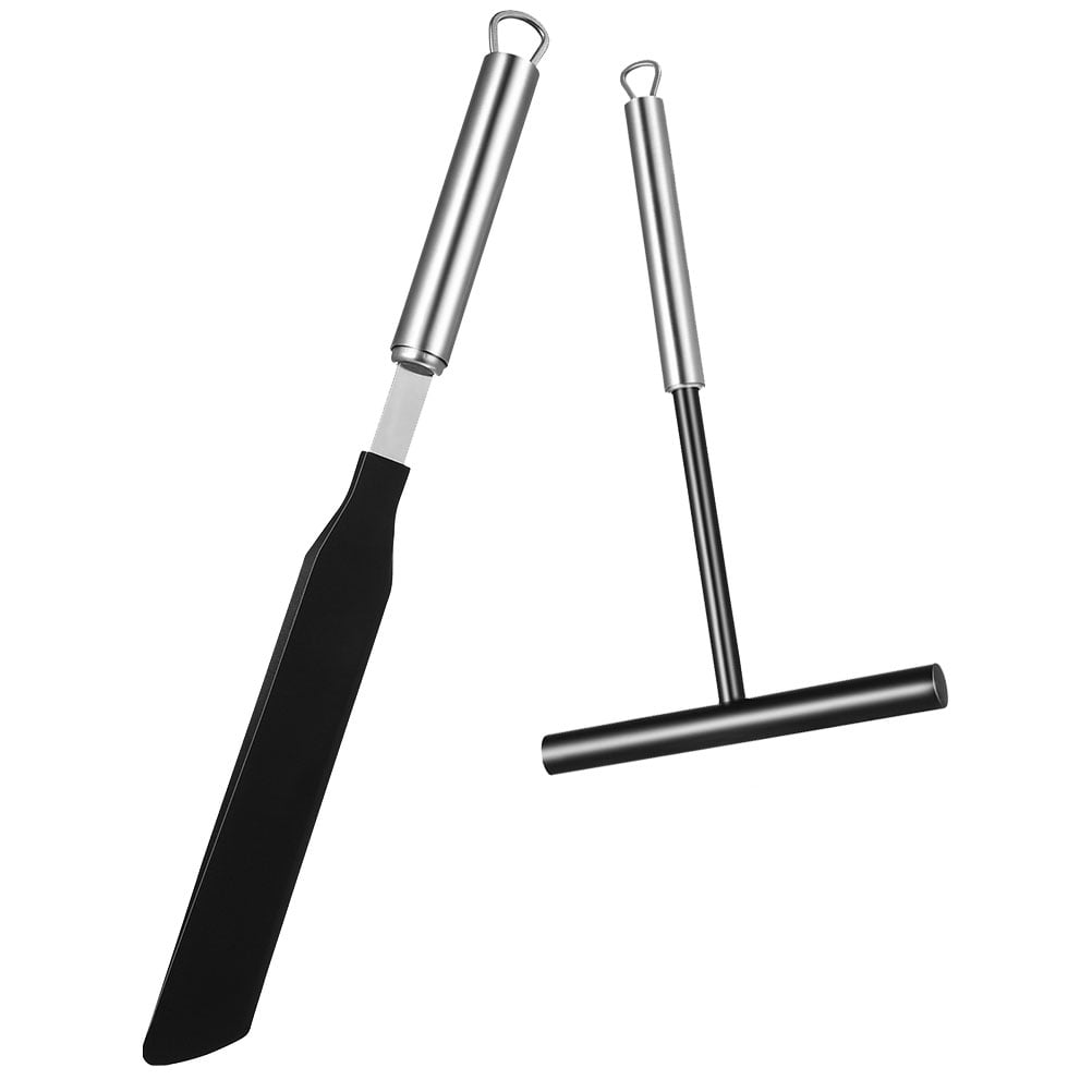 2 Sets Cake Cream Spatula Crepes Tool Nonstick Griddle Pancakes Tamale