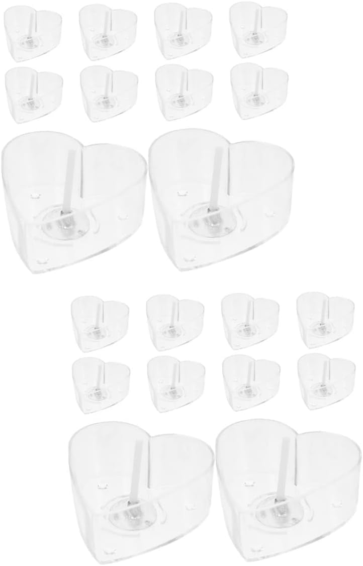 2 Sets Candle Accessories Clear Container Candle Wax Molds Glass Candle