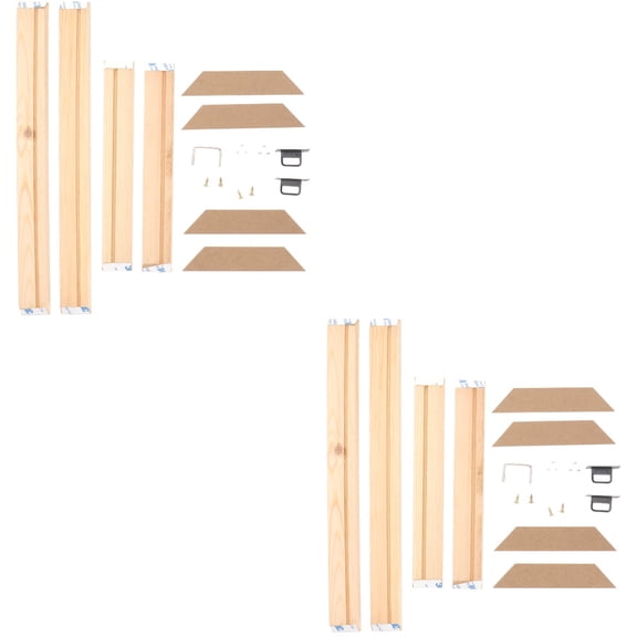 2 Sets Canvas Stretcher Bars DIY Combination Solid Wood Photo Frame Baby
