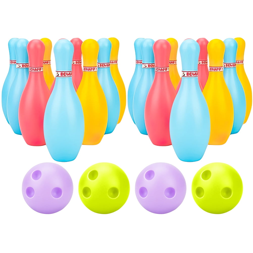 2 Sets Children Bowling Toy Kids Bowling Pin Bowling Ball Kids Games ...