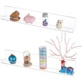 thumbnail image 1 of 2 Sets Clear Acrylic Shelves 12 Inches Wall Hanging Record Display Shelves for Wall Storage and Display Acrylic Floating Shelves for Bedroom Living Room Kitchen Office Store Perfume, 1 of 7