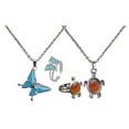 thumbnail image 1 of 2 Sets Color Change Jewelry Set, Butterfly Turtle Pendant Feeling Emotion Choker, 1 of 8