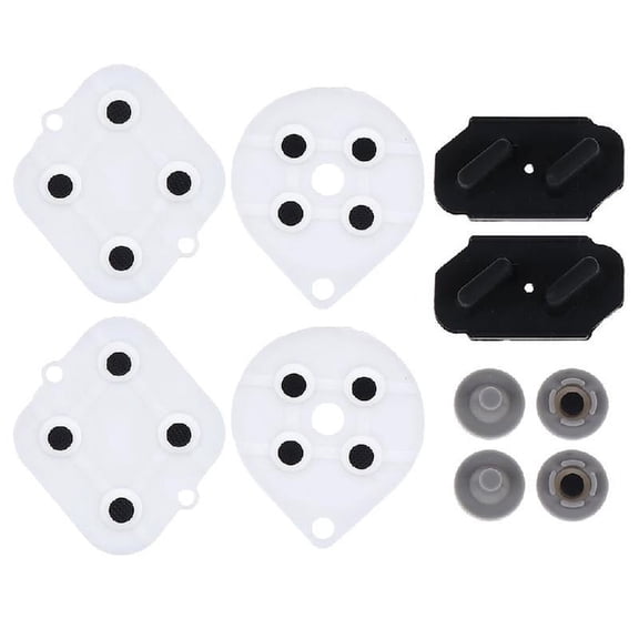 2 Sets Conductive Rubber Silicon Pads for SNES/for SFC Controllers Replacment