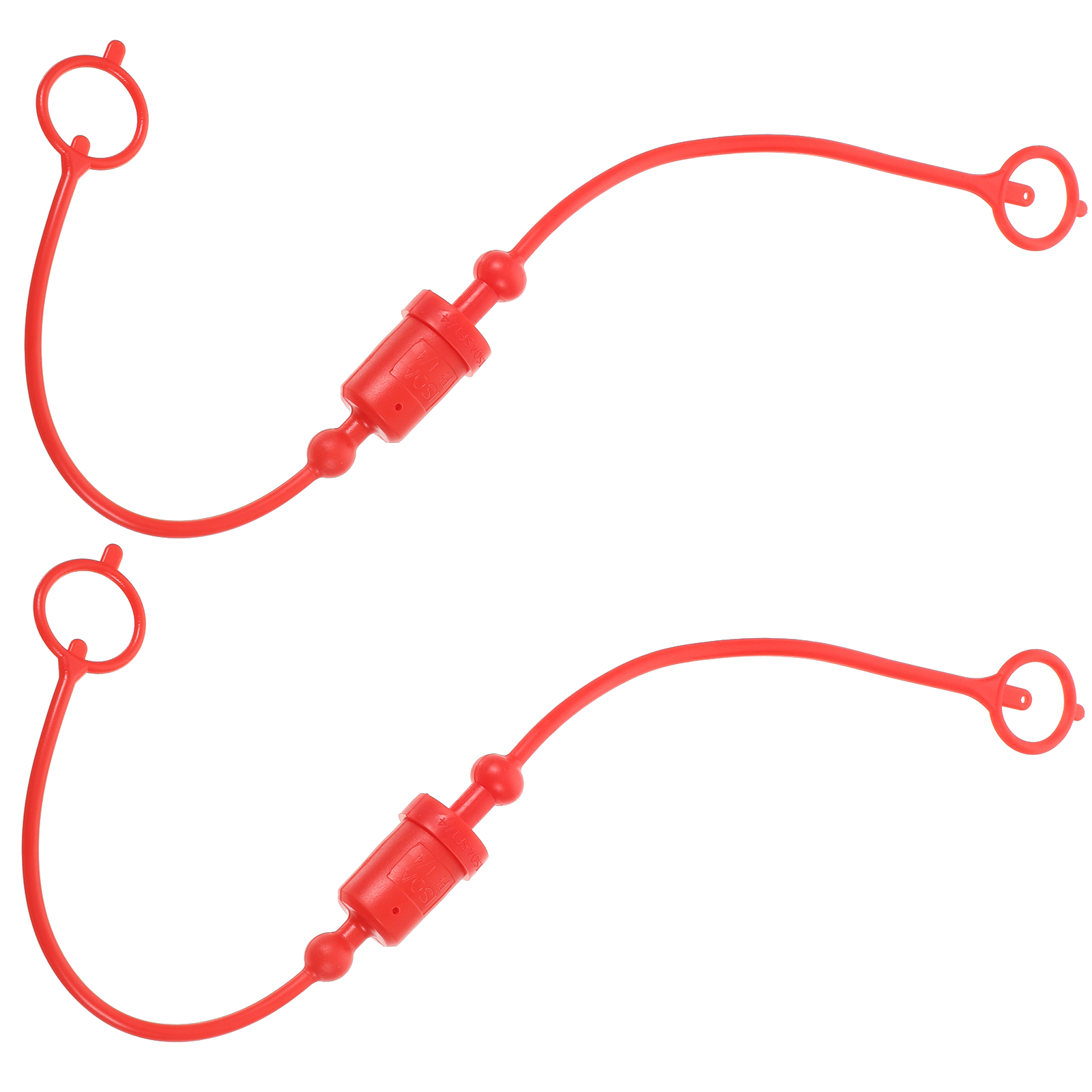 2 Sets Connector Dust Protection Cap Hydraulic Coupler Dust Caps 1/2