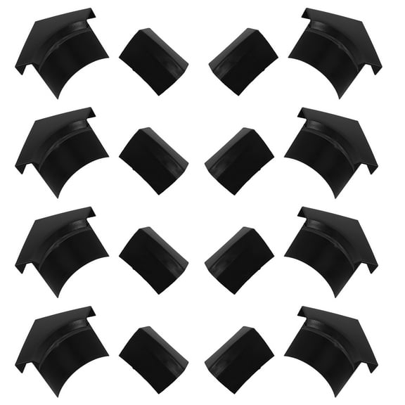 2 Sets Corner Liners Pool Table Pocket Replacement Holders Topper Child Black