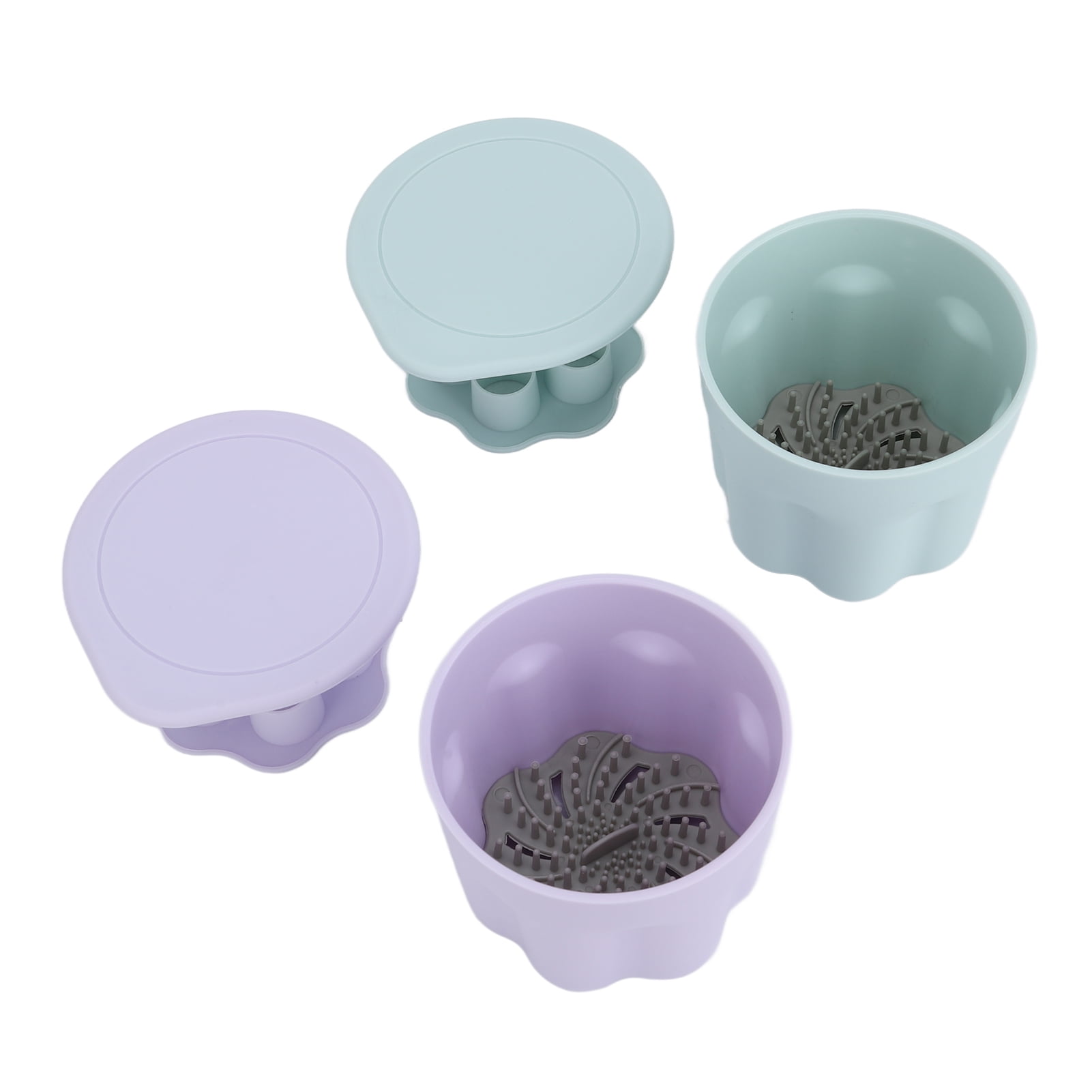 2 Sets Cosmetic Brush Washer Washing Tool Portable Makeup Brush Cleaner