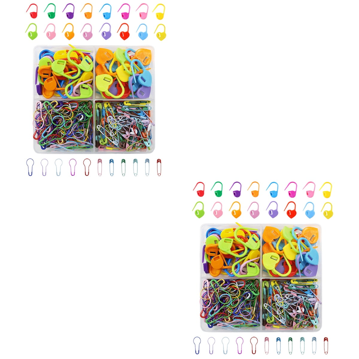 2 Sets Crochet Hook Knitting Place Markers Stitch for Crocheting