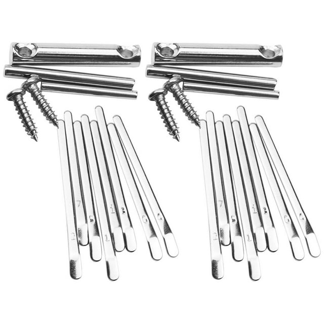 2 Sets DIY Kalimba 8Keys Thumb Piano Musical Instrument for Beginner