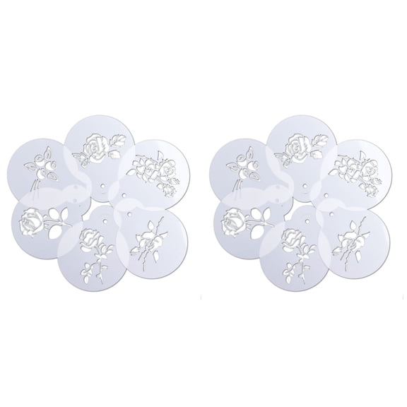 REOFLYUP Plastic Biscuit Molds 2 Sets of 12 Pieces for Family Gatherings and