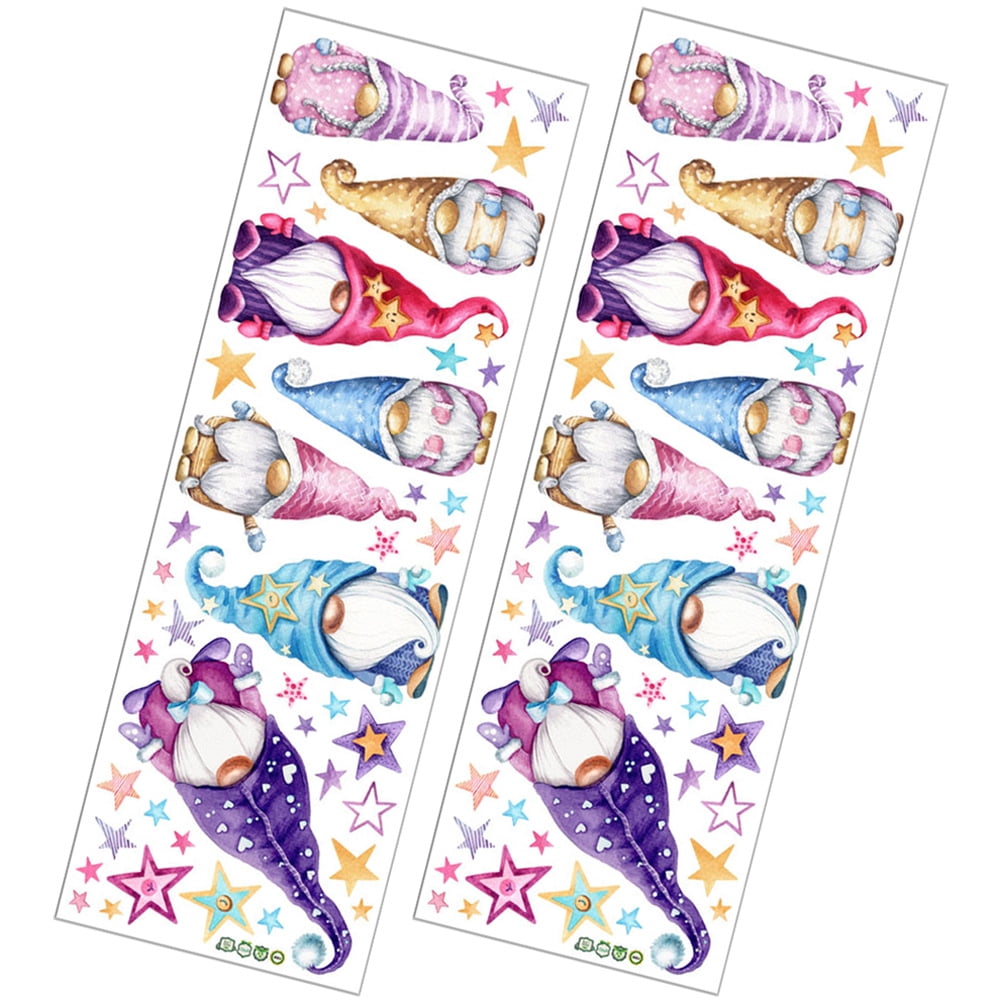 2 Sets Decor Stickers Closets Decoration for Living Room Star Wallpaper