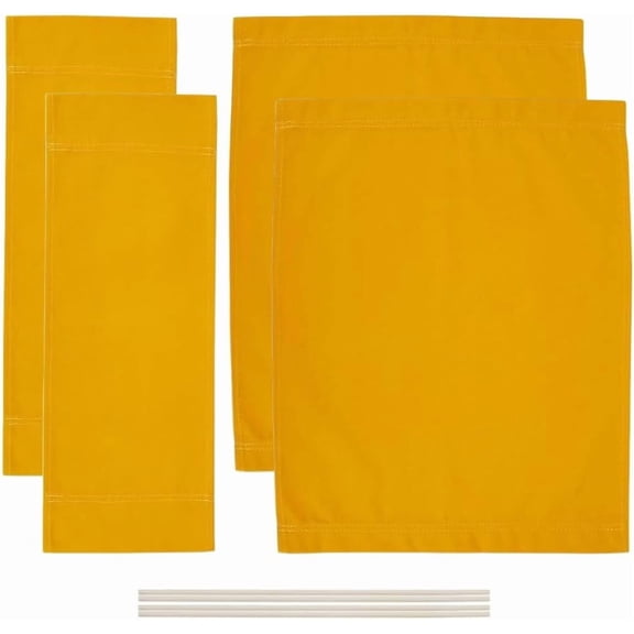 2 Sets Directors Chair Covers Canvas Replacement Portable Makeup Artist Chair Seat Cover Fabric Gold Folding Chairs Canvas Cloth with Wood Stick for DIY Making