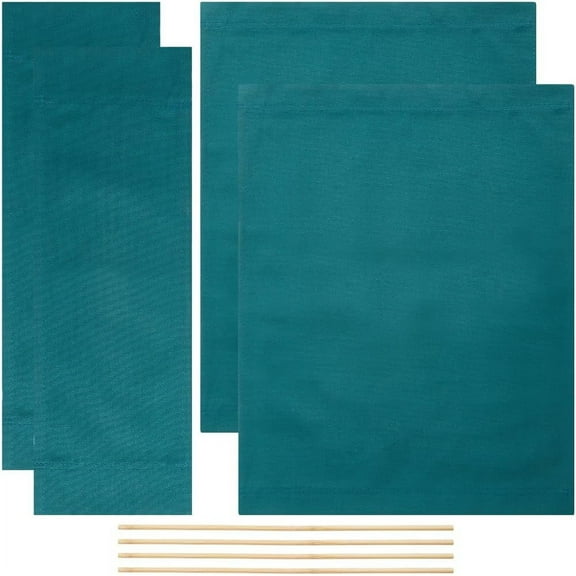 2 Sets Directors Chair Covers Makeup Artist Chair Seat Cover Portable Canvas Replacement Fabric Dark Green Home Movie Chair Canvas Folding Chairs Cloth