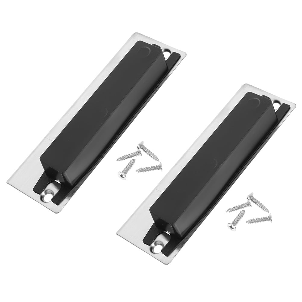 2 Sets Door Deadbolt Strike Plates Deadbolt Cover Plate Guide Sheet Door Locks Reinforcements