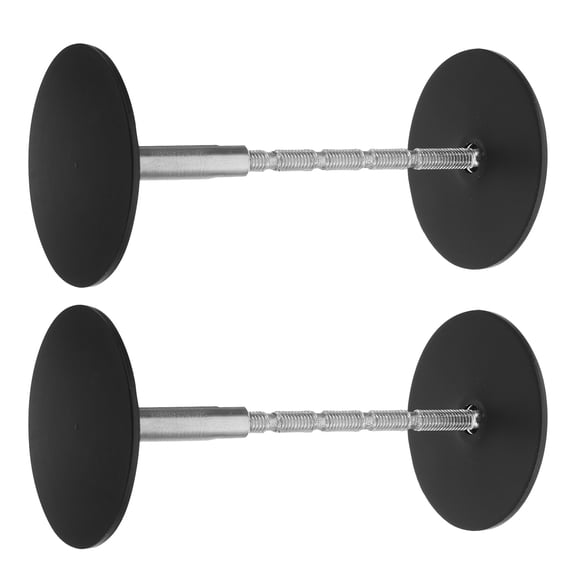 2 Sets Door Knob Hole Cover Plate Stainless Steel Round Deadbolt Cover Plate With Screws Repair Handle And Door Hole For Home Security 50mm