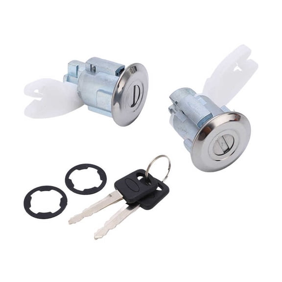 2 Sets Door Lock Cylinder +Key #DL74060 For Ford F150 F250 F350 F450 F550 Pickup