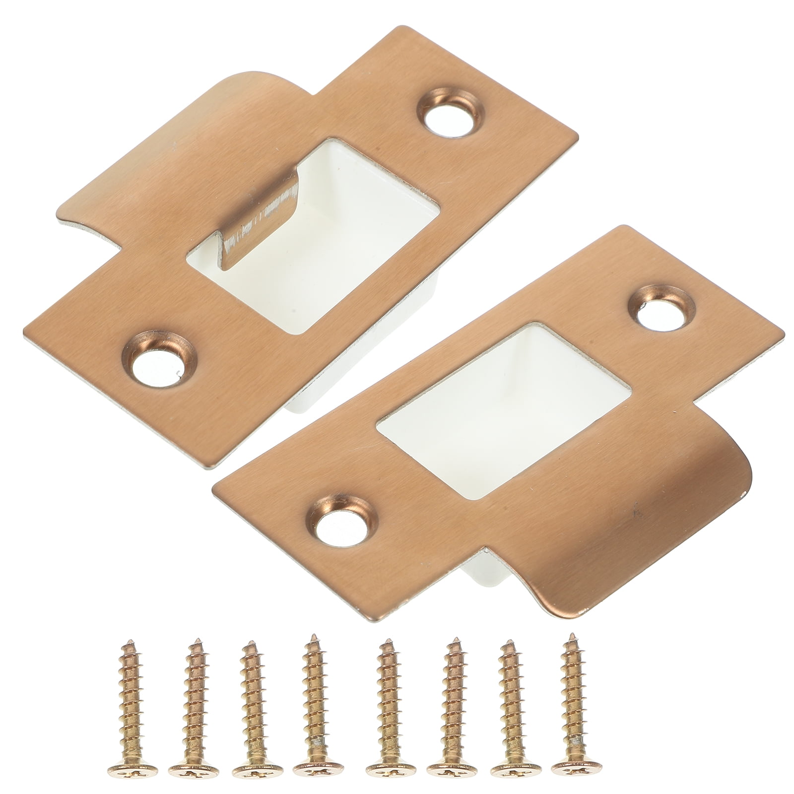 2 Sets Door Lock Guide Locks Hole Filler Front Reinforcement Kit Covers