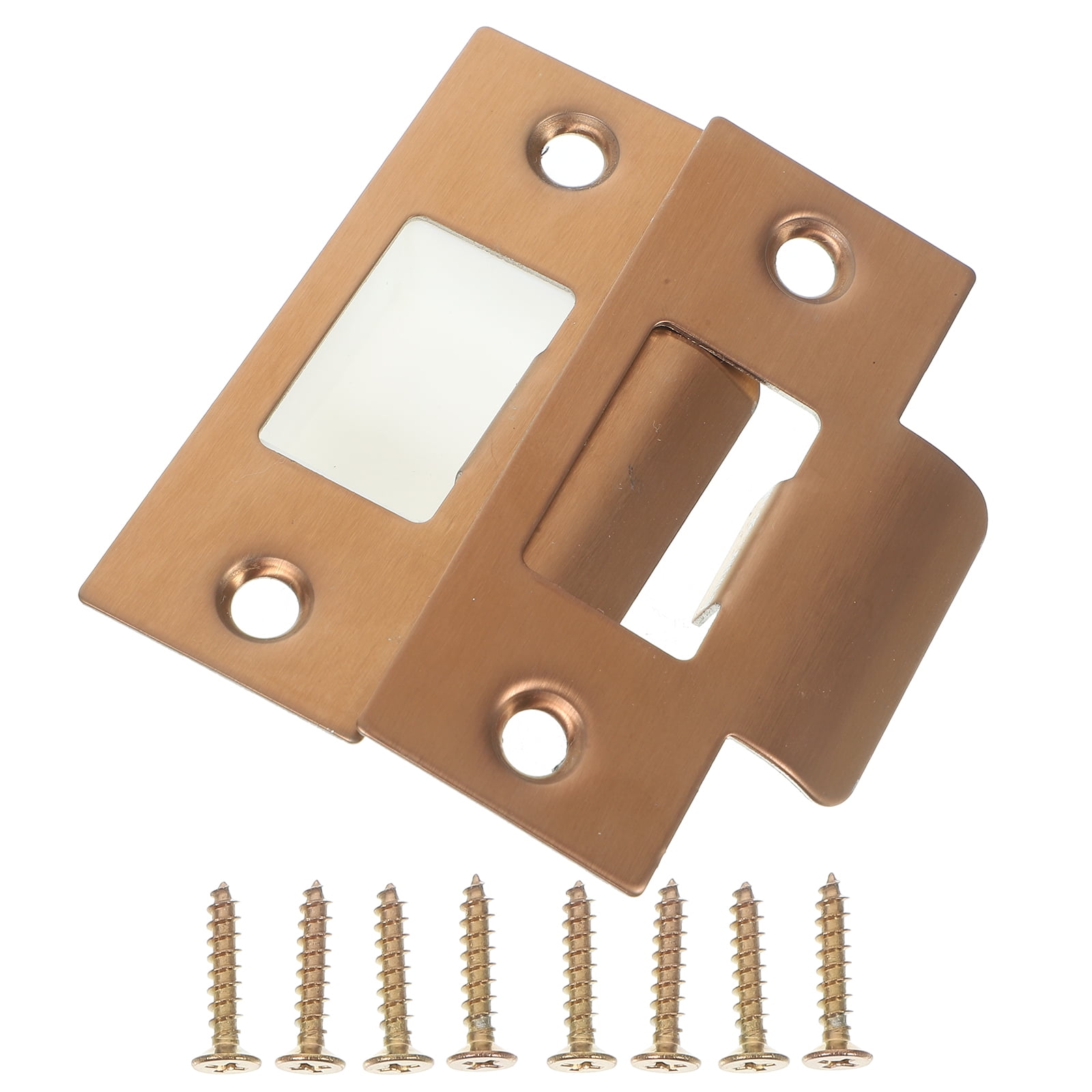 WYN 2 Sets Deadbolt Covers Door Hole Filler Reinforcement Strike Plates