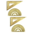 thumbnail image 1 of 2 Sets Drafting Protractor Professional Adjustable Triangle Ruler, 1 of 8