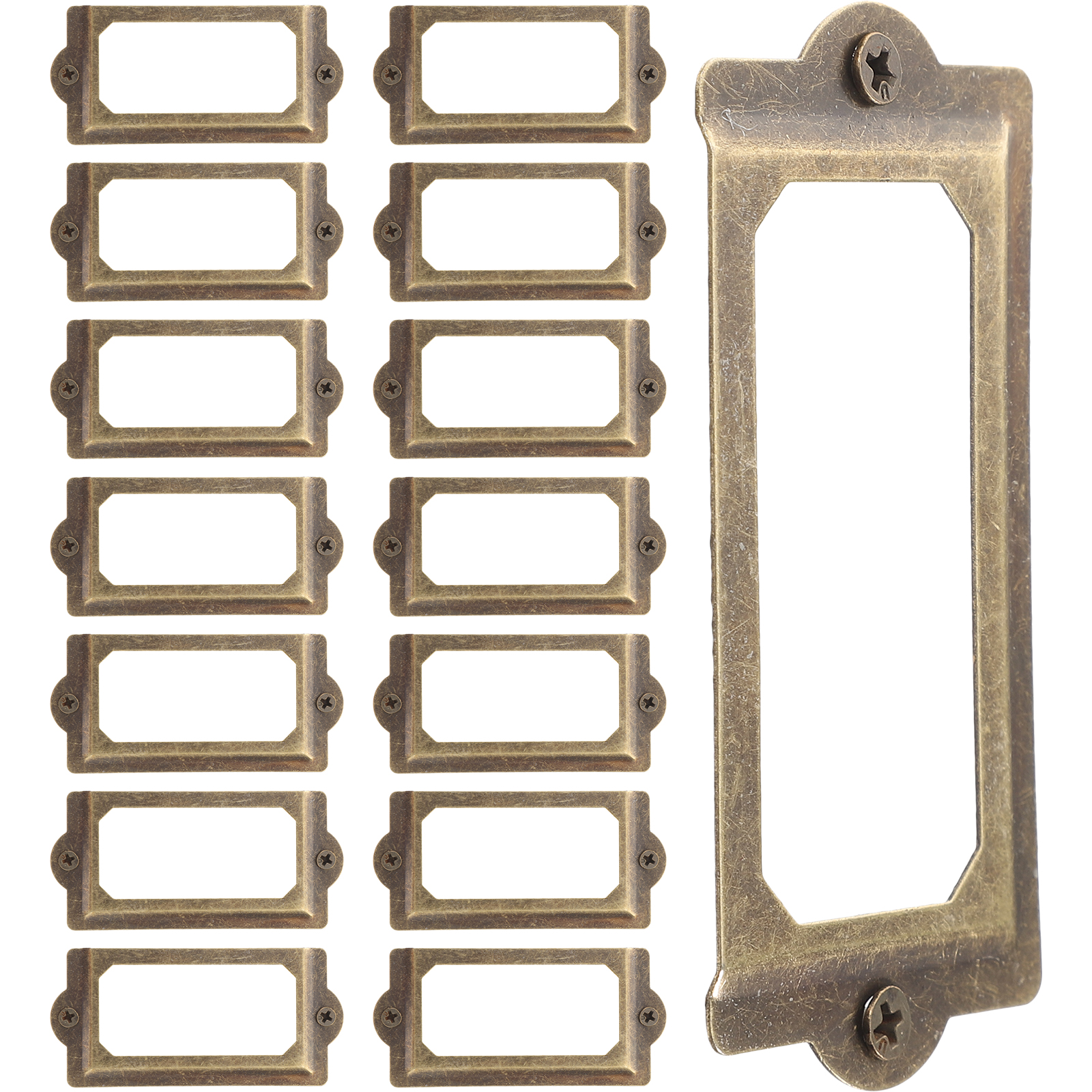 2 Sets Drawer Decorative Frame Labels Label Frame Name Card