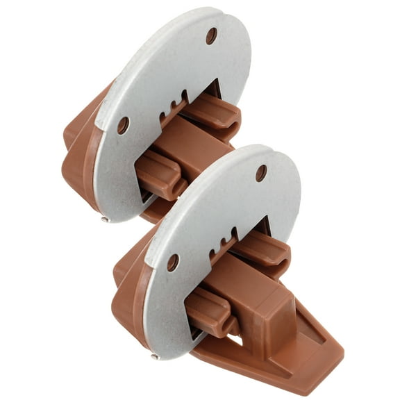 FELTECHELECTR 2Sets Easy Install Drawer Hardware Slide Guides for Home Cabinet Drawers