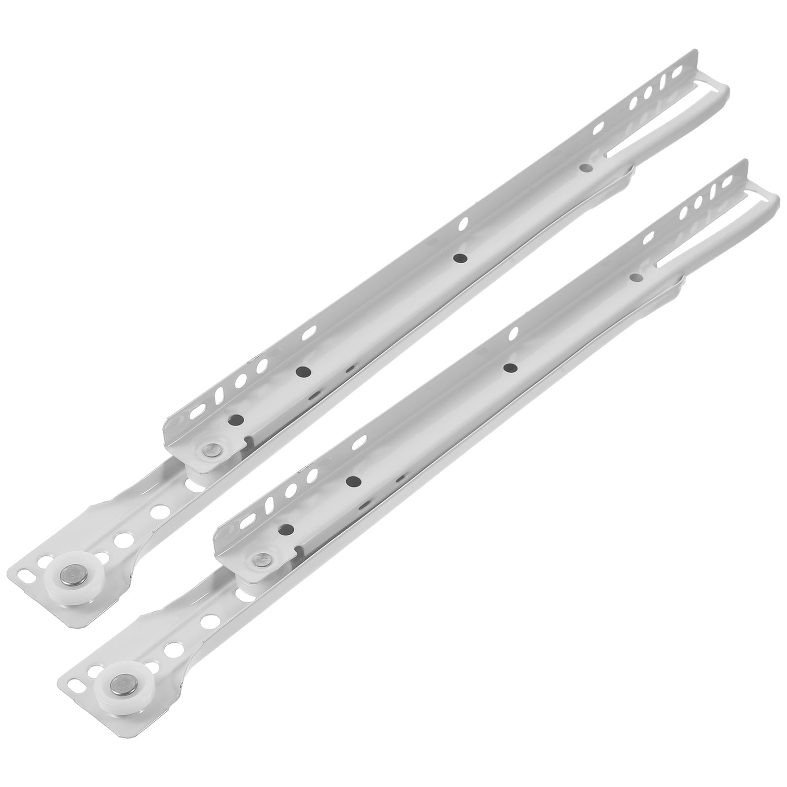 2 Sets Drawer Slides Heavy Duty Furniture Sliders Extension Sliding Rails for Table Keyboard