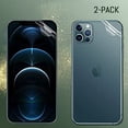 thumbnail image 1 of [2 Sets] Dteck Screen Protector for Apple iPhone 13,Front/Back Flexible Clear Film Transparent Soft Hydrogel Screen Protector (Not Glass) Full Coverage Anti-Scratch for iPhone 13, 1 of 8