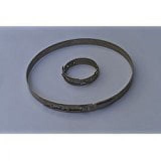 2 Sets Earless Low Profile CV Joint Boot Clamps 24.5mm and 92.7mm Stainless Steel