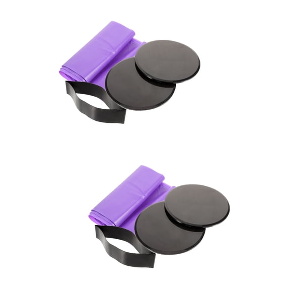 2 Sets Dual-Sided Sliding Discs for Exercise - Core Tools for Home and Gym Training