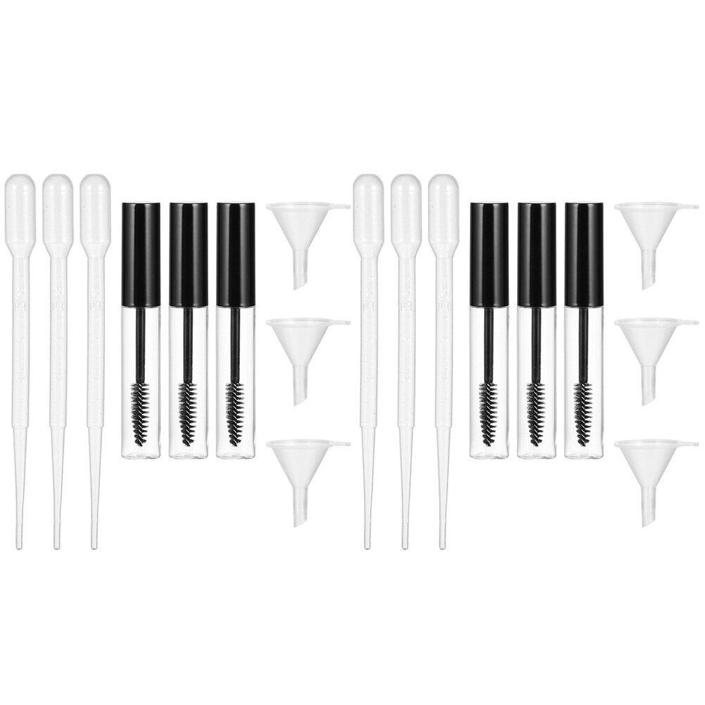 Guichaokj 2 Sets Eyelash Wand Applicators Dropper Bottle Air Traffic