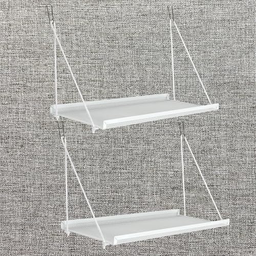 2 Sets Fabric Wall Cubicle Shelves with Hook for Office Cubicle Decor ...