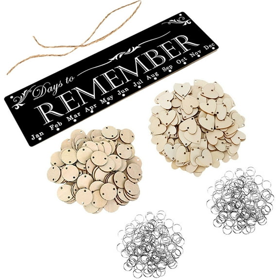 2 Sets Family Reminder Calendar Board Birthday Card Decorative Creative