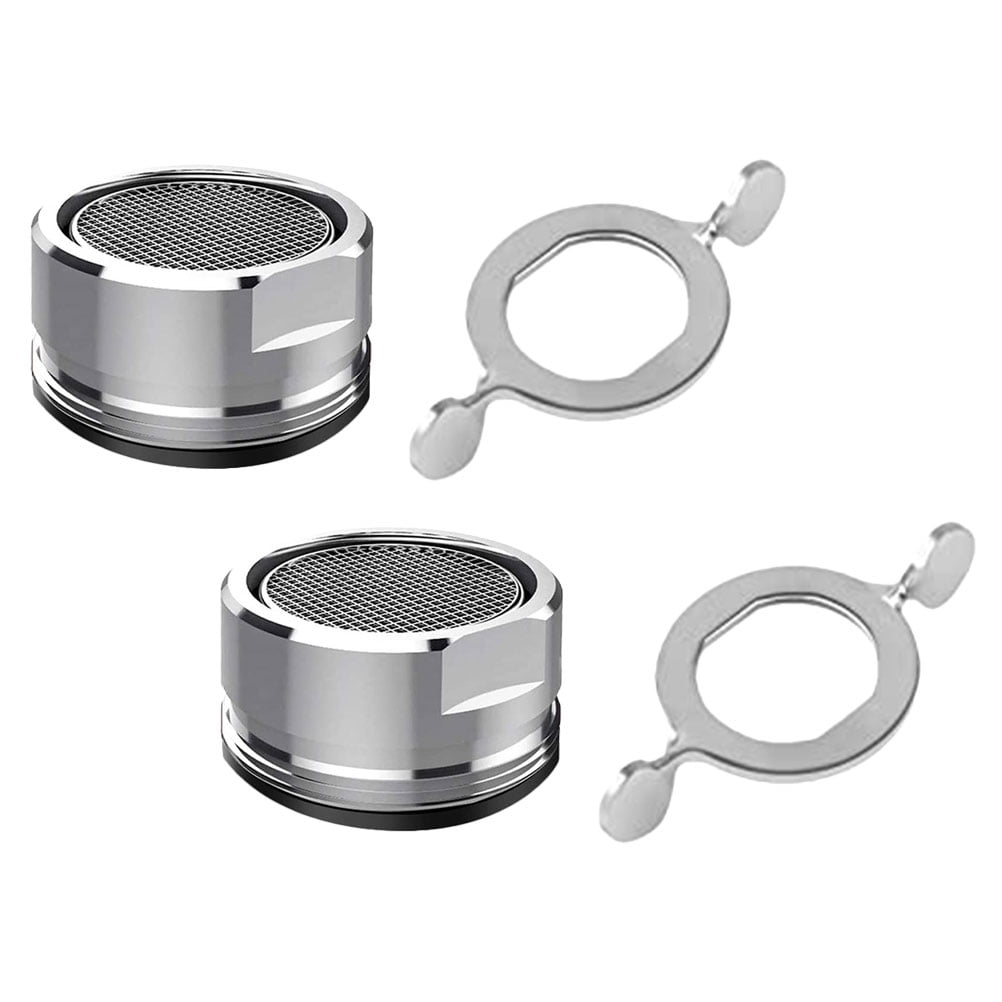 2 Sets Faucet Aerator Insert Tap Flow Restrictor Strainer Wrench Water