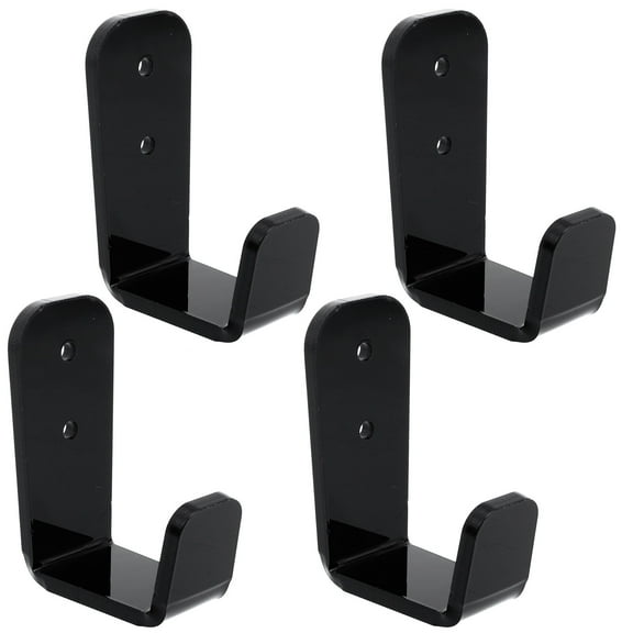 2- Mount Fishing Pole Holders with Hanging Racks for Hockey Sticks, Ski Poles, and Outdoor Gear Storage