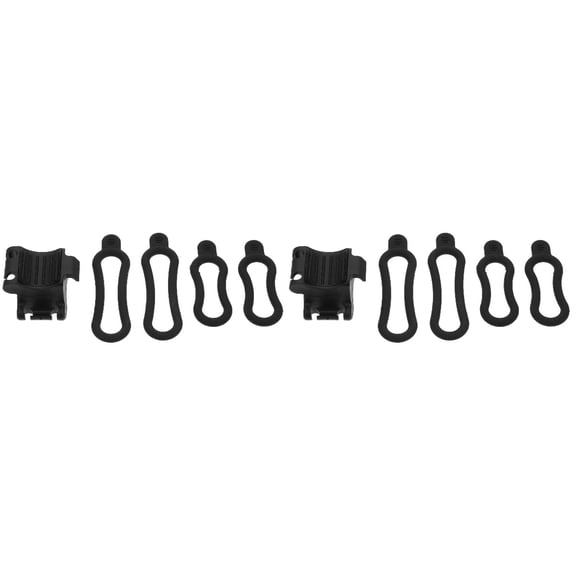 MERRYHAPY 2 Sets Flashlight Holder 360 Rotation Adjustable Riding Safety Light Mount