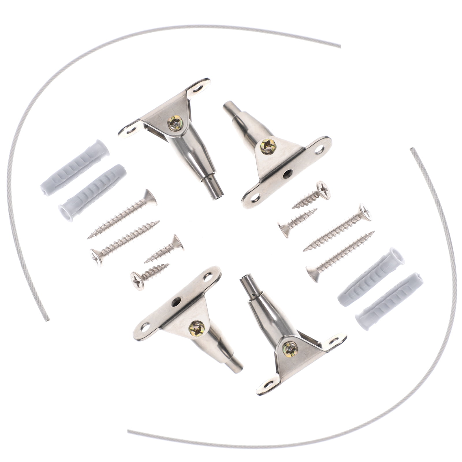 2 Sets Furniture Buckle Baby Dresser Anchors for Proofing Bookshelf