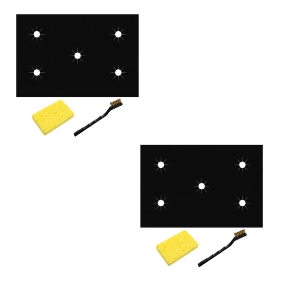 IFANLANDOR Gas Stove Top Liners PTFE Glass Fiber Easy Cleaning Reusable 2 Sets 31.83X21.22In