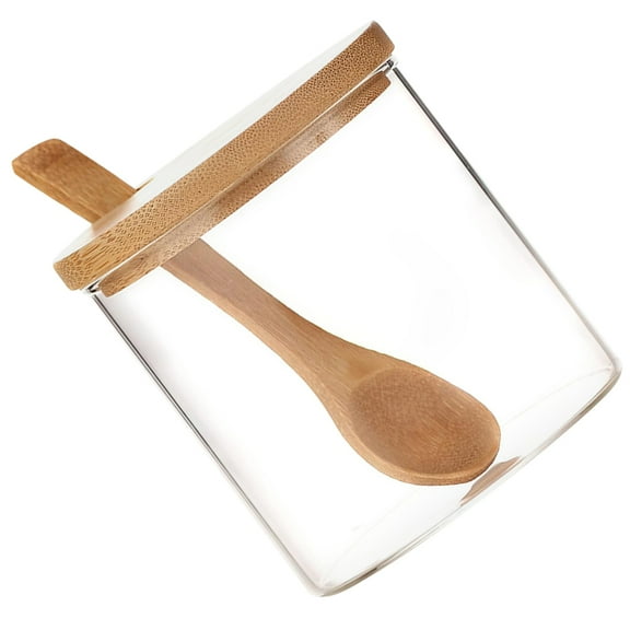 2 Sets Glass Spice Jar Salt Shaker Salt Storage Holder Kitchen Decorations Pepper Jar Spice Storage Holder Spice Jar