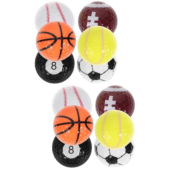 2 Sets Golf Hitting Training Accessories Stuff Sports Miss Synthetic Rubber