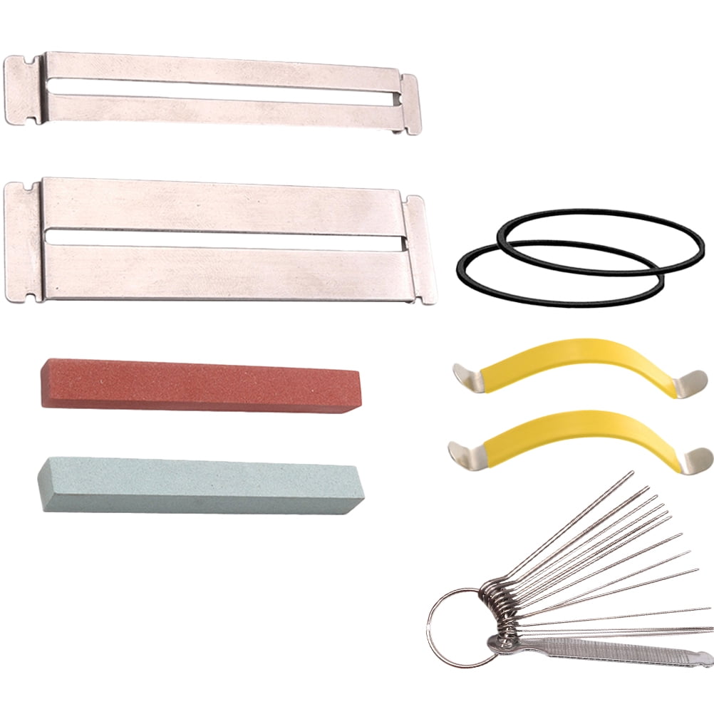 2 Sets Guitar Grinding Stone Bass Nut File Luthier Repairing Tools