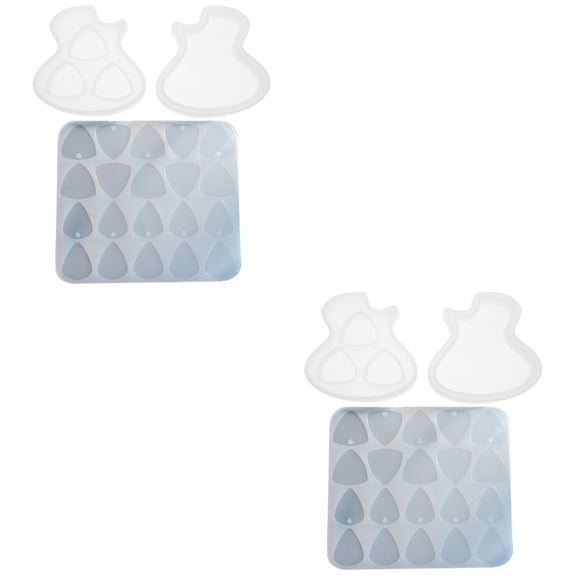 2 Sets Guitar Pick Making Press Machine Accessories